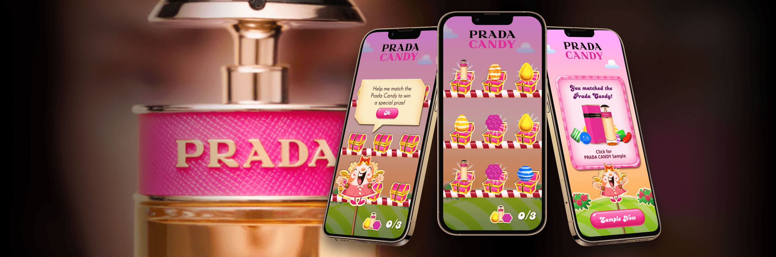Prada's Candy Crush fragrance campaign drives sales bounce, 1,800% traffic  growth