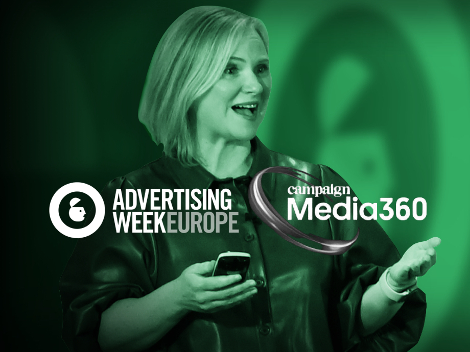 Melinda Spence on stage at Advertising Week Europe 2024